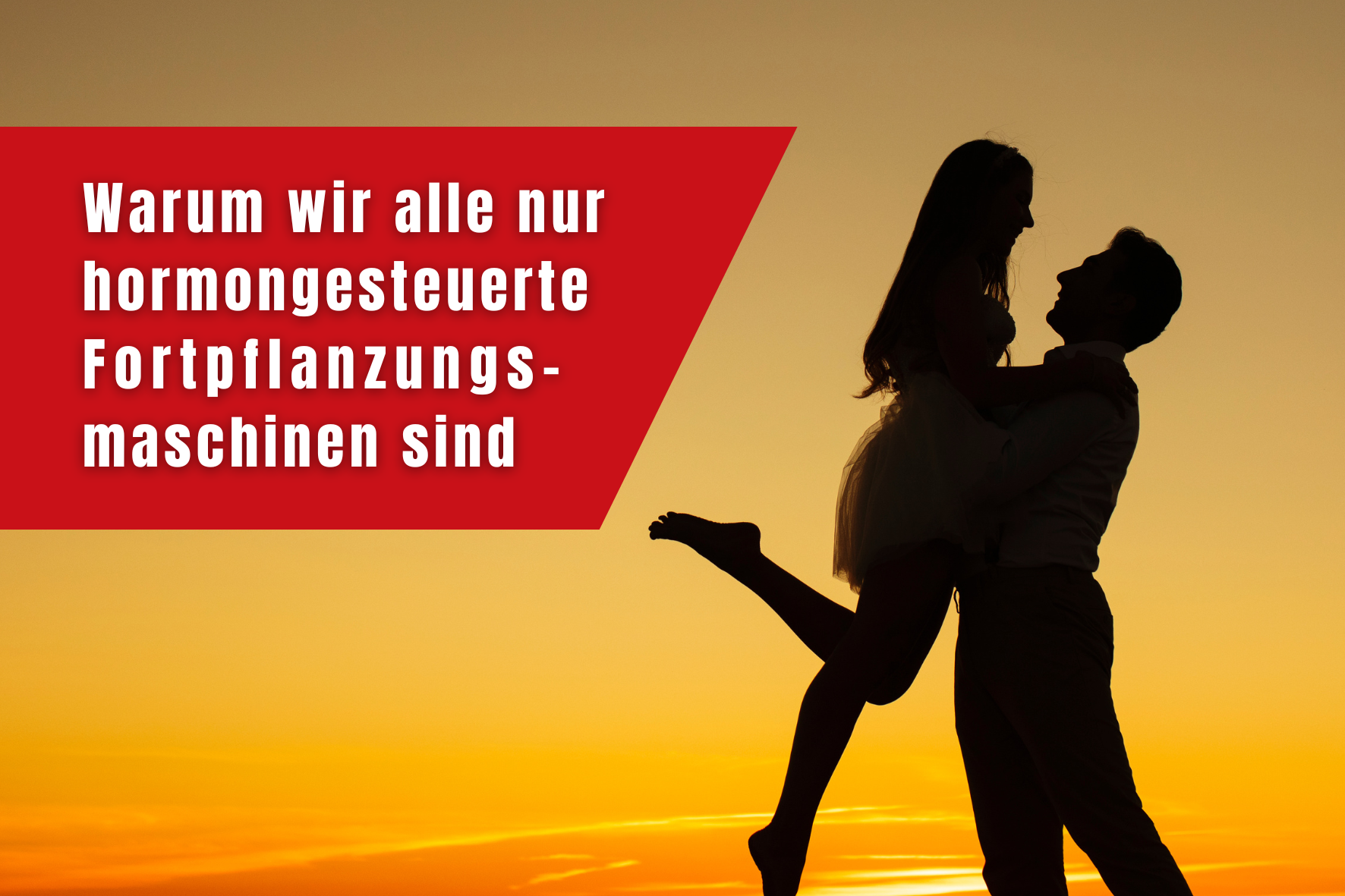 Warum wir alle nur hormongesteuerte Fortpflanzungsmaschinen sind